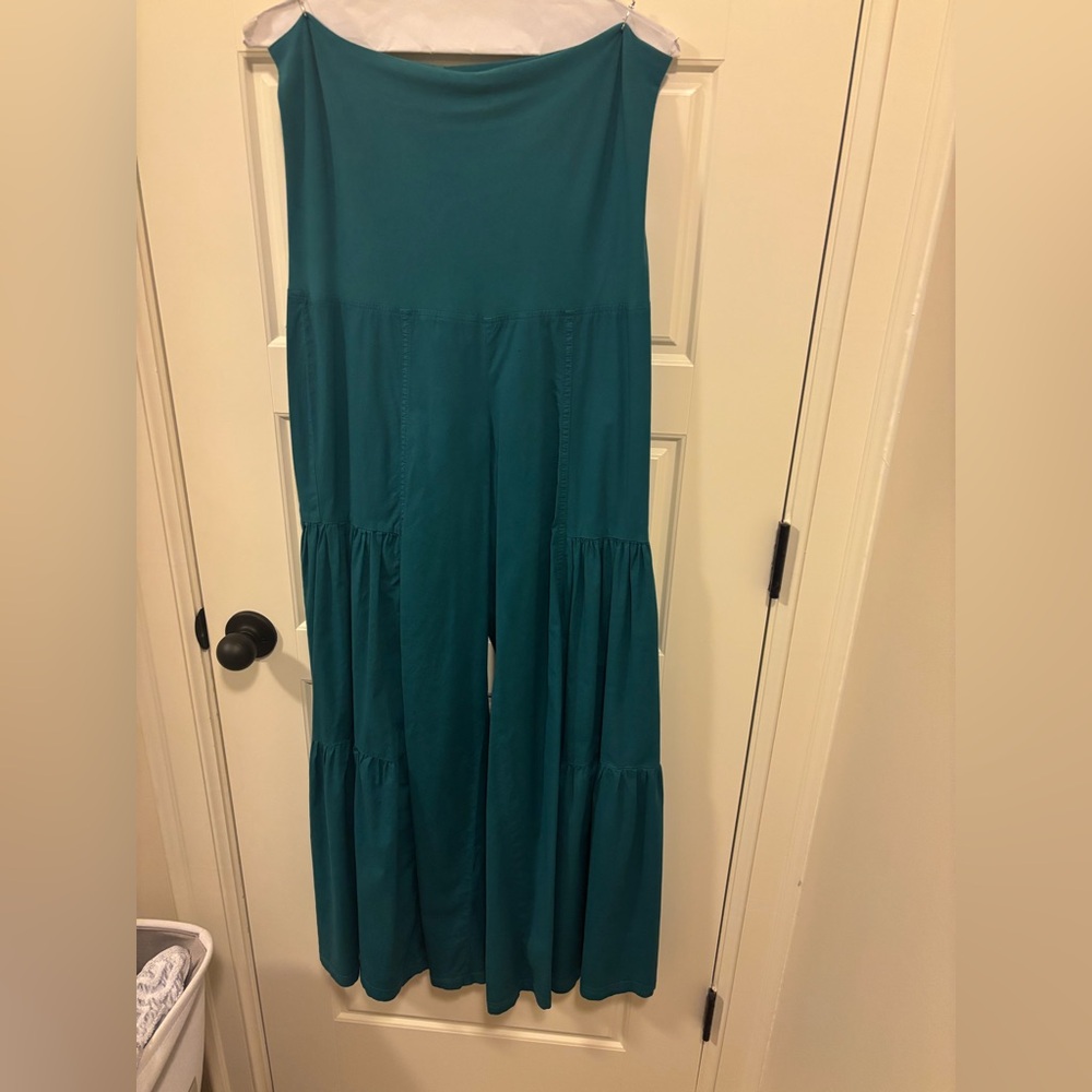 XCVI (wearables)  brand size M teal, extra wide leg, palazzo pants.
